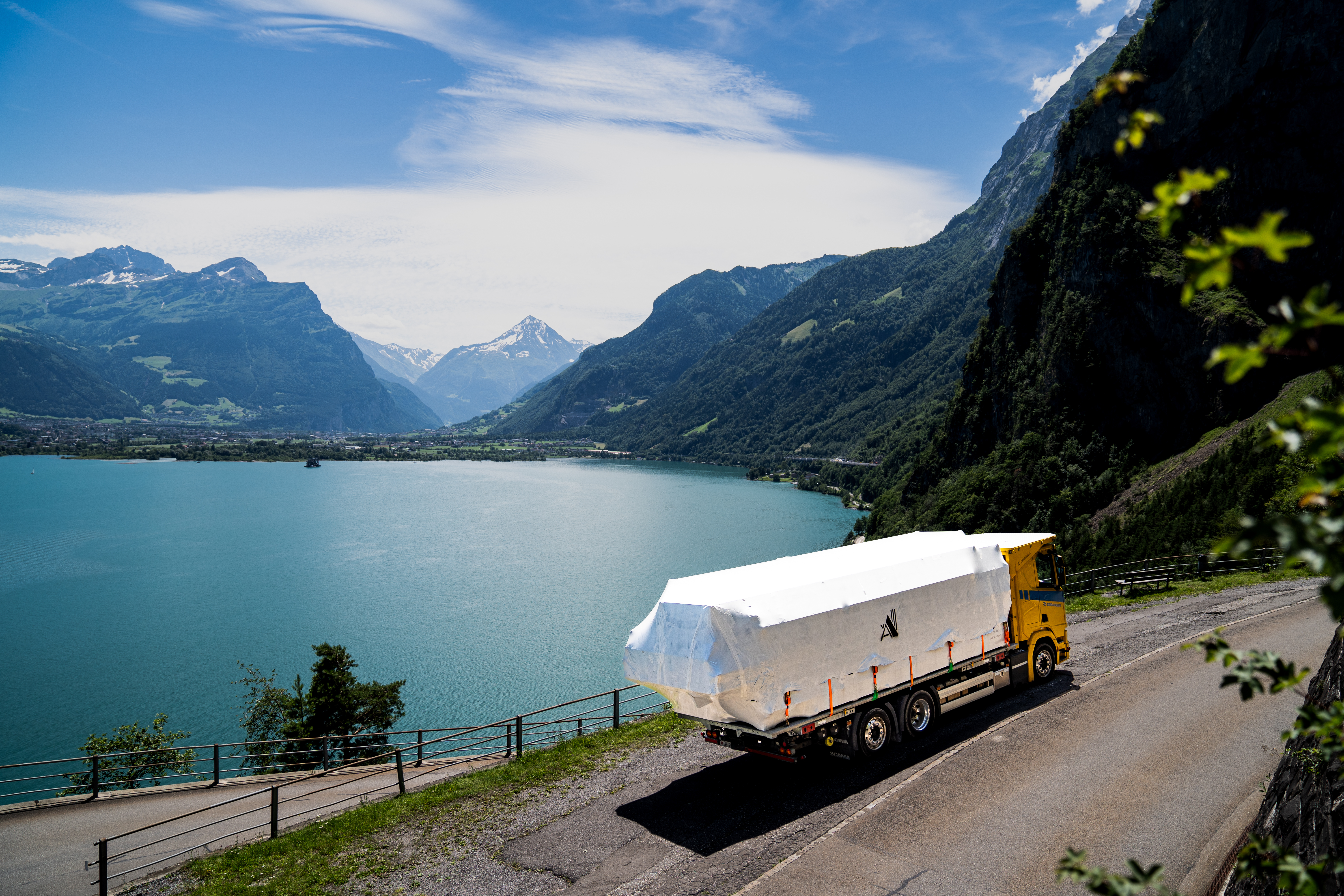 Holzelement Transport Isenthal