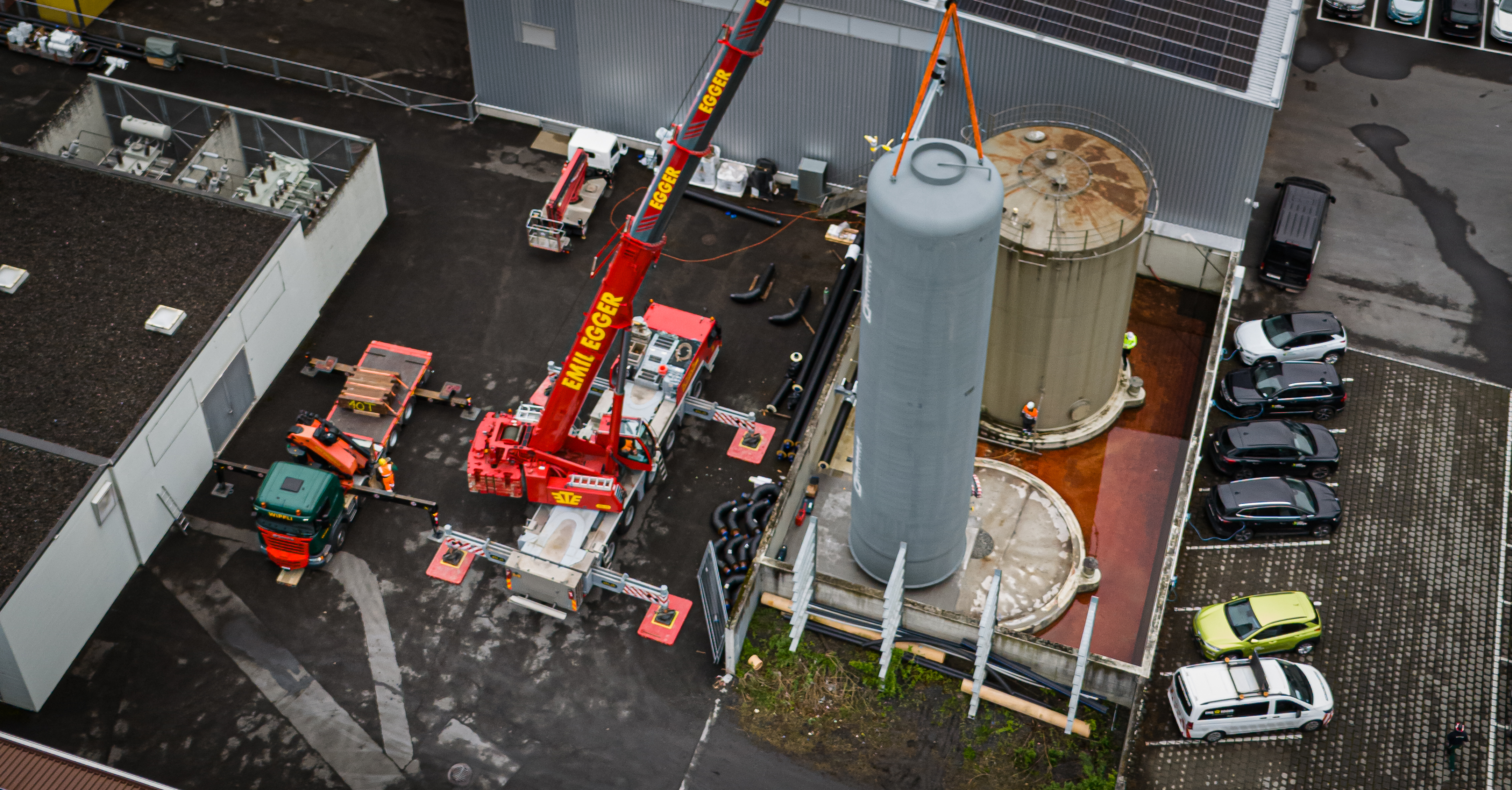 Neuer Fernwärmespeicher für die oeko energie