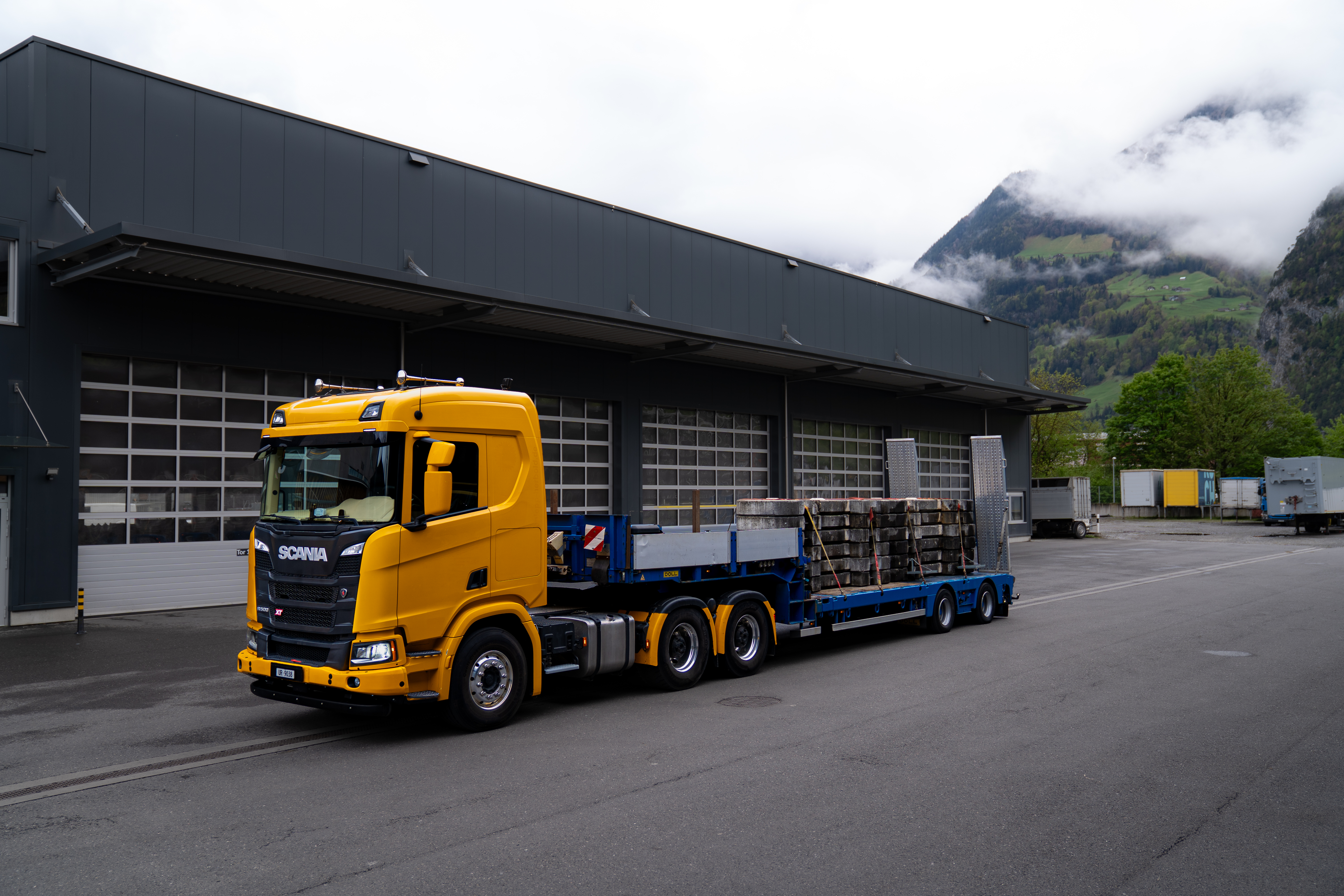 Kranbalasttransport